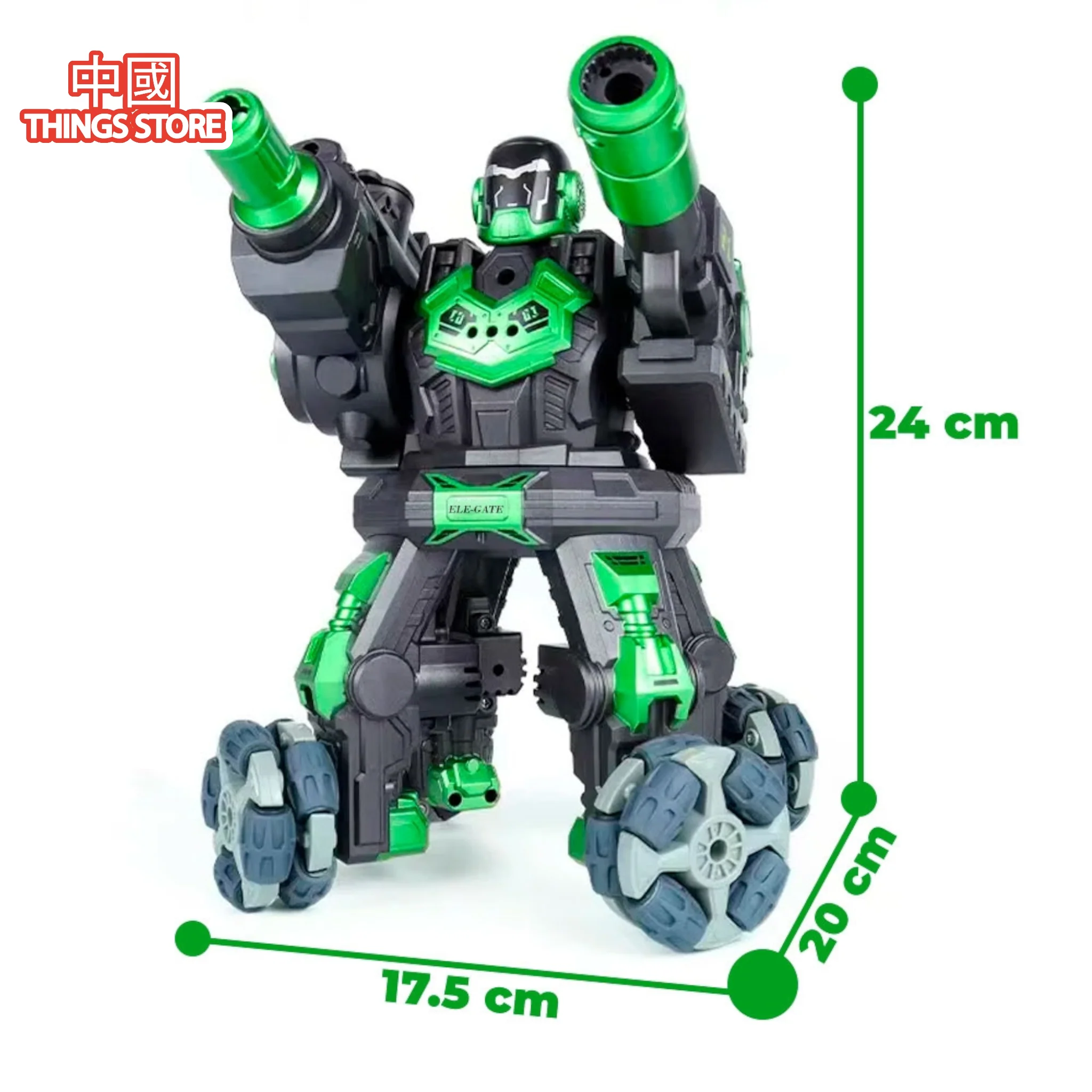 Robot de juguete con cañón de balas de hidrogel - Imagen 2