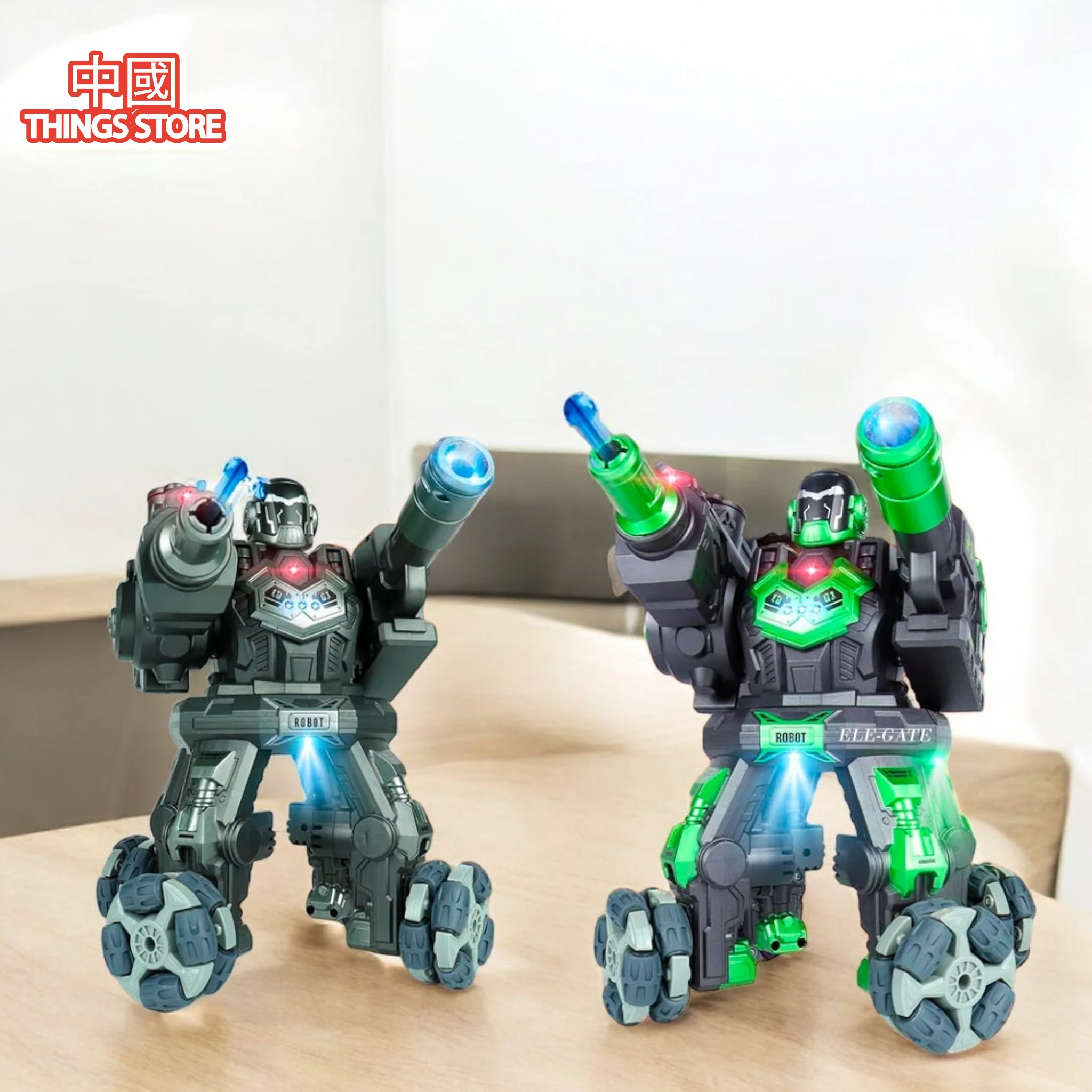 Robot de juguete con cañón de balas de hidrogel - Imagen 4