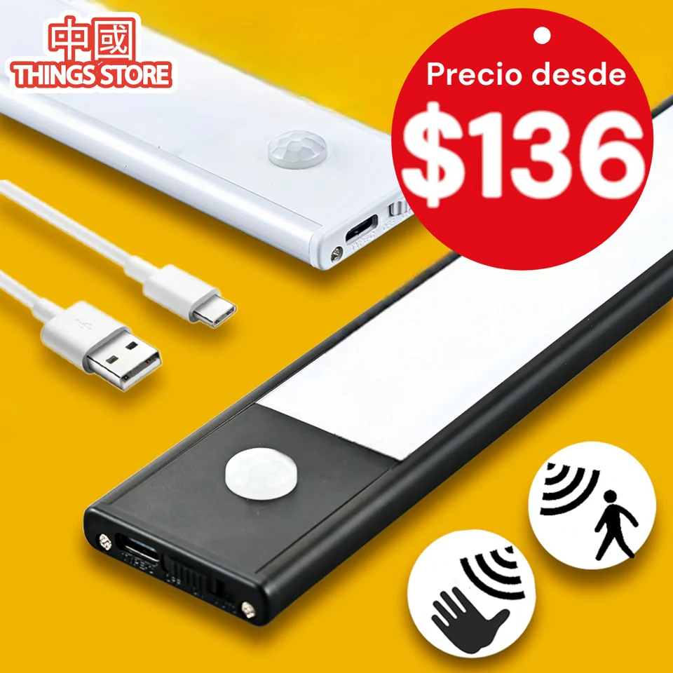 Barra de luz con movimiento
