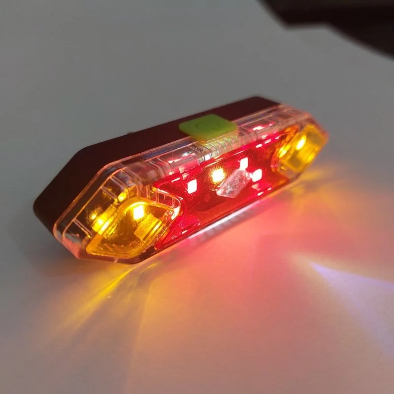 Luz Led Para Bicicleta Trasera Qx-w11 Recargable Usb Ipx6 - Imagen 3